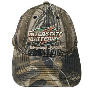 Interstate Batteries Snapback Hat Multicolor Camo One Size Hunting